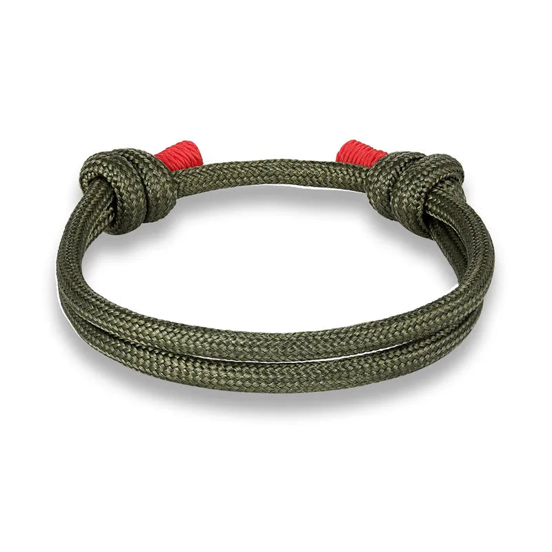 MKENDN New Arrival High Quality Braided Rope Multi-Layer Survival Bracelets Men Trendy Simple Coloful Male Braid Anklets Women