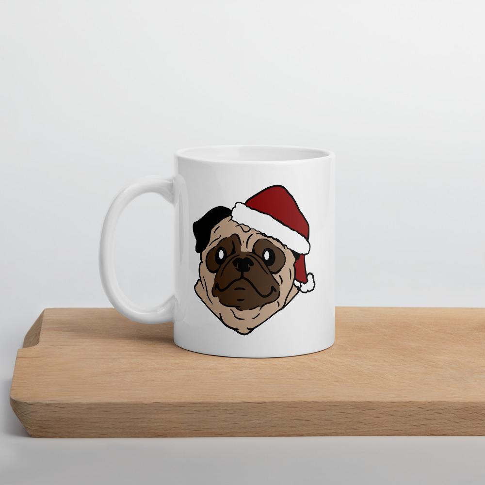Vinny the Pug Christmas Mug #4