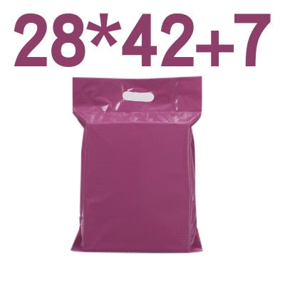 50pcs/Lots Purple Tote Bag Express Bag Courier Bags Self-Seal Adhesive Thick Waterproof Plastic Poly Envelope Mailing Bags