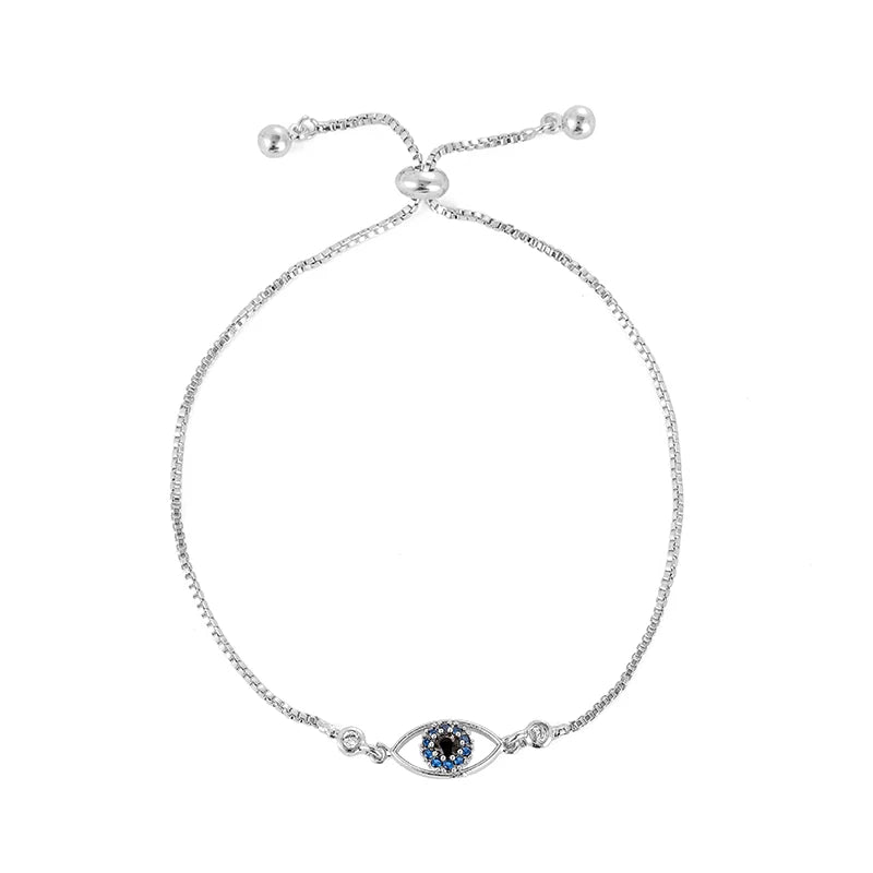 SIPENGJEL Fashion Blue Crystal Turkey Evil Eye Dangle Earrings for Women Gold Plated Cute Unique Earrings Trendy Jewelry 2023