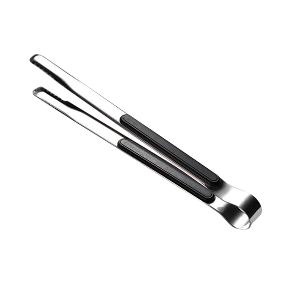 Stainless Steel BBQ Tongs Barbecue Grill Food Clip Ice Tong Meat Salad Toast Bread Clamp Kitchen Accessories Tools 25.5x1.8cm