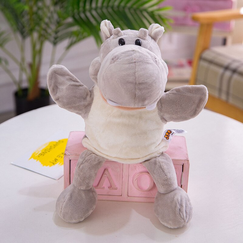 30cm Cute Whole Body Animal Hand Puppet Plush Toy Kindergarten Story Interactive Props Parent-Child Game Glove Dolls