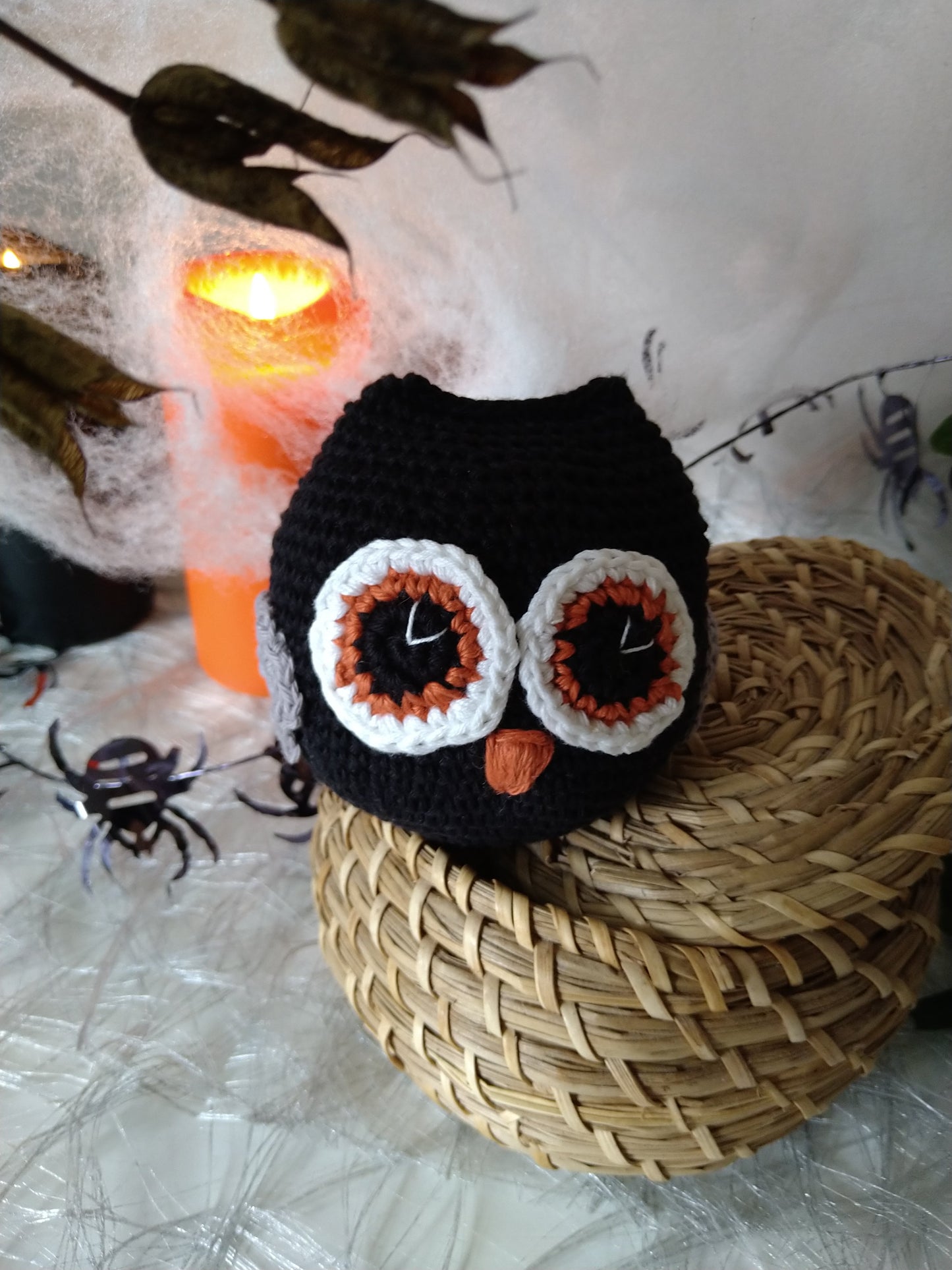 Halloween Owl Baby Rattle