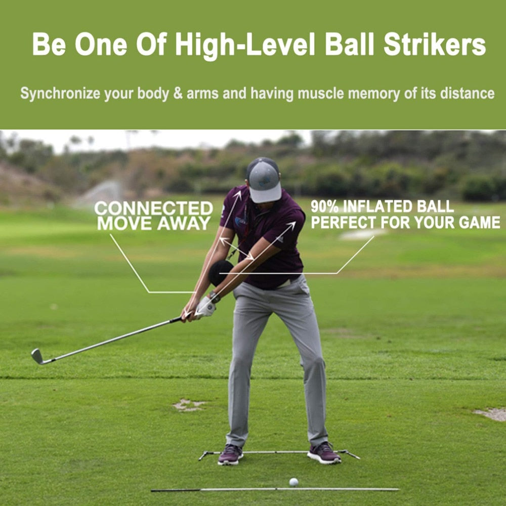 GOG Golf Swing Trainer Ball With Smart Inflatable Assist Posture Correction