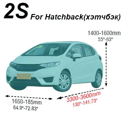 Buildreamen2 Universal Car Cover Sunshade Rain Snow Dust Frost Resistant Car-Cover UV-Anti Sun Dustproof