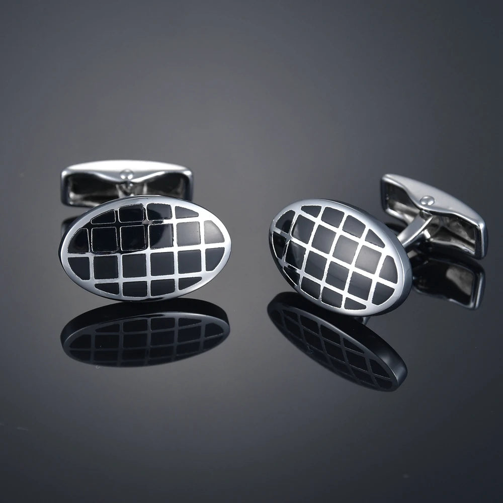 French Shirt Cufflink for Mens Brand Designer Cuffs Button Male Silver High Quality Luxury Wedding Jewelry Father's Day