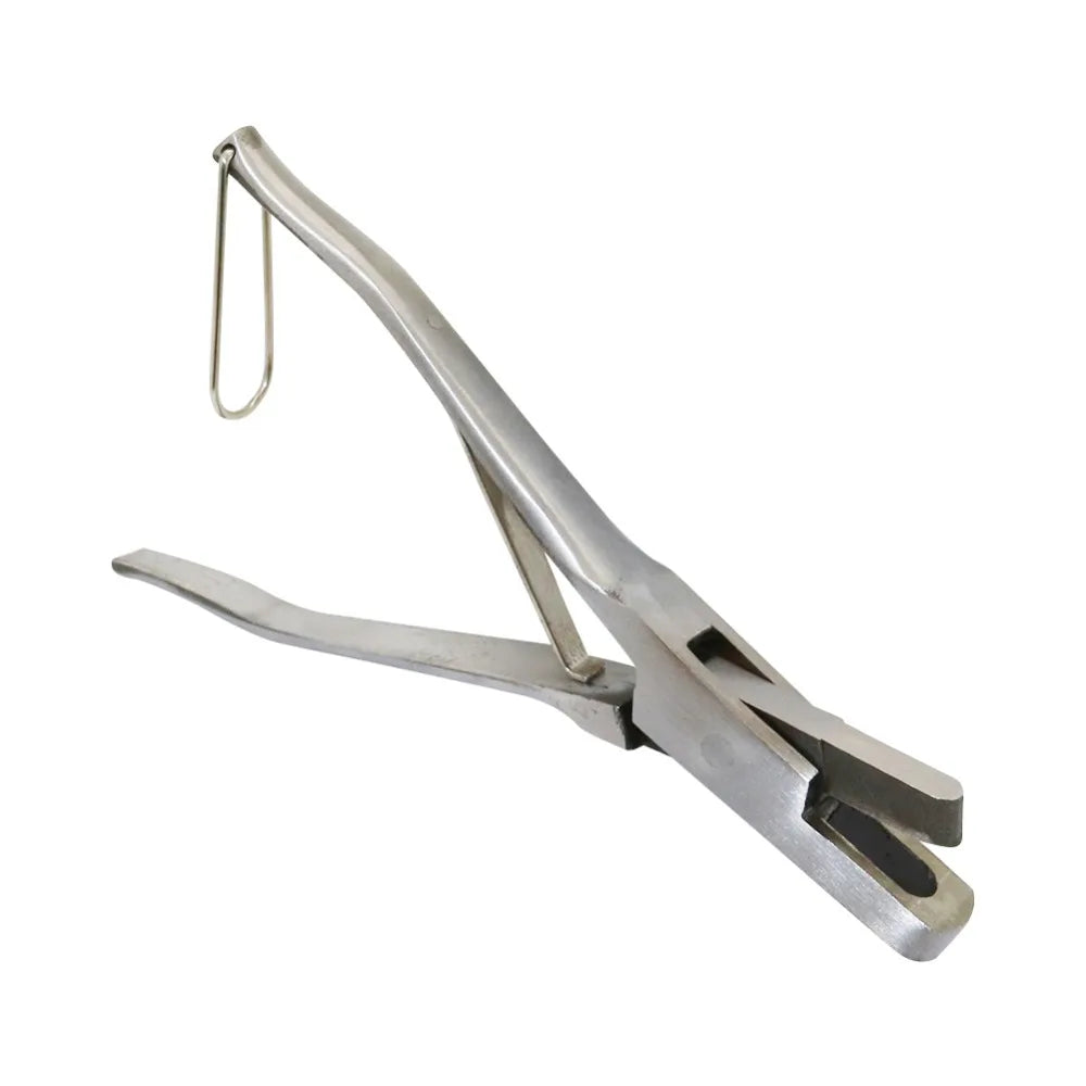 1 Pcs Stainless Steel U-Shaped and V-Shaped Ear Tongs Pliers Missing Pig Ear Tag Pliers Pig Equipment Farm Animals