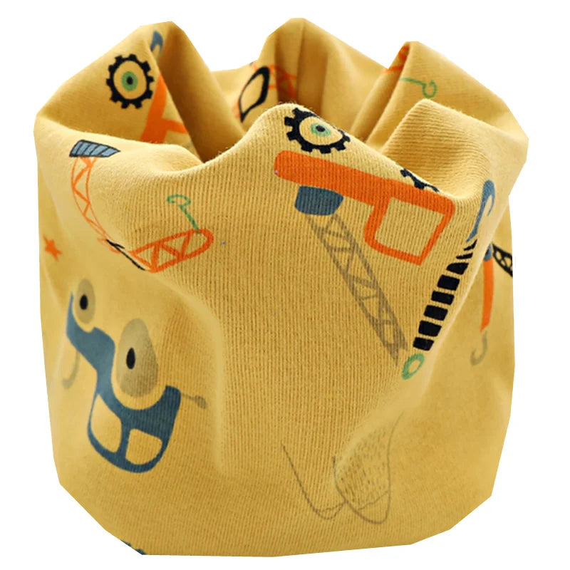 New Autumn Winter Girls Cotton Scarf Kids Scarf Bibs LIC Boys Girls Scarves Lovely Kids Collar Children Bufandas O Ring Scarf