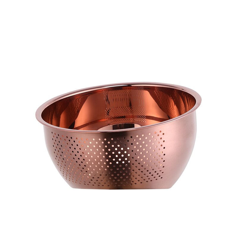 Stainless Steel Drain Basket Bowl Washing Kitchen Strainer Noodles Vegetables Kitchen Utensils Beans Sieve Fruit Cleaning Tools