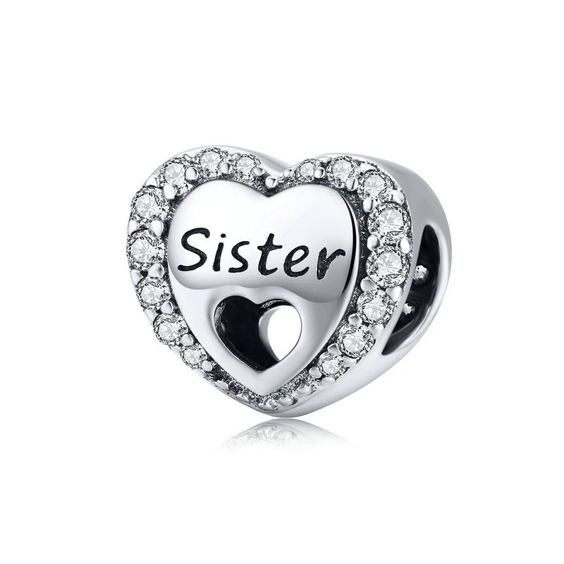 BISAER 925 Sterling Silver Couple Girl Boy Pendant Charm Pineapple Strawberry Dessert Beads for Women Bracelet DIY Fine Jewelry