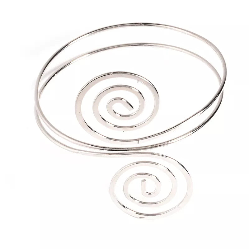 Arm Bracelet Adjustable Silver Gold Color Arm Cuff Bangle Pulseiras Bijoux Lover Bracelet Hip Hop Bangles for Women