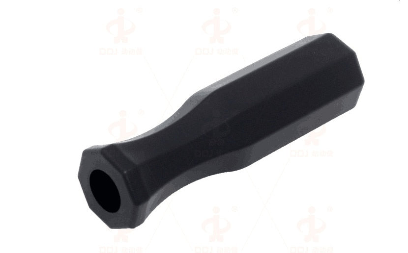 8 Pcs Soccer Table Handle Grip Fussball Table Football Rubber Handle Grip Replacment Part Tables Foosball Accessories Black