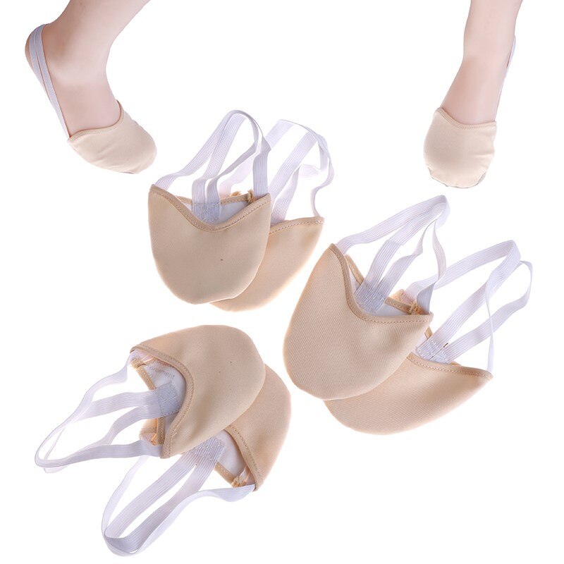 Half Length Rhythmic Gymnastic Shoes Roupa Ginastica Child Adult Gymnastics Pig Skin Sole Shoes Beige Dancing Dance