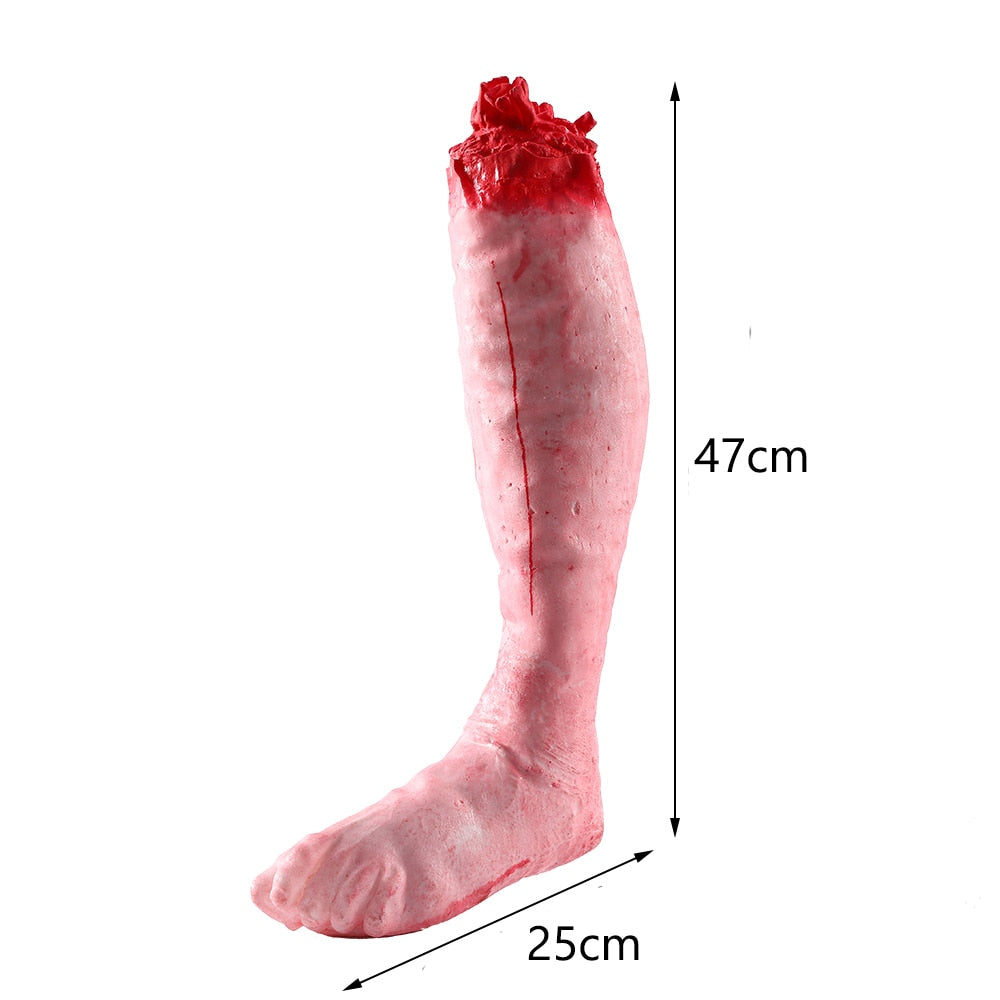 1Pc Halloween Horror Bloody Human Heart Brain Foot Arm Finger Halloween Decoration Halloween Party Haunted House Escape Ornament