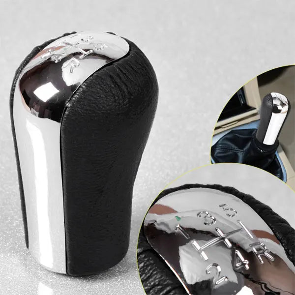 5 Speed/ 6 Gear Car Shift Gear Knob + Leather Boot Gaitor Cover for Toyota Corolla 1998- 2003 2004 2005 2006 2007 2008 2009
