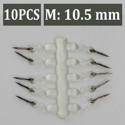 Metal Bait Spike Carp Fishing Accessories Bait Sting Boilies Pin With Clear Rubber Corn Ronnie Hair Rig Carp Feeder Tackle