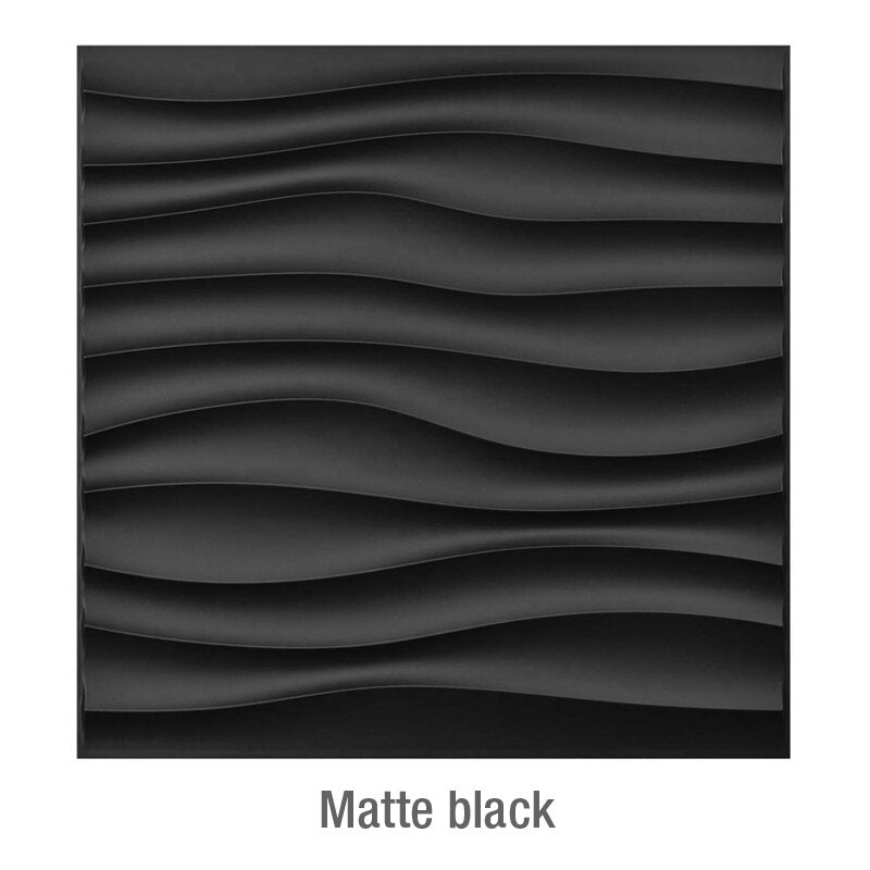 9.8ft/3m 12pcs 50x50cm 3D Wall Sticker Decor Blinds Line Living Room Wallpaper Mural Waterproof 3D Wall Panel Bathroom Kitchen