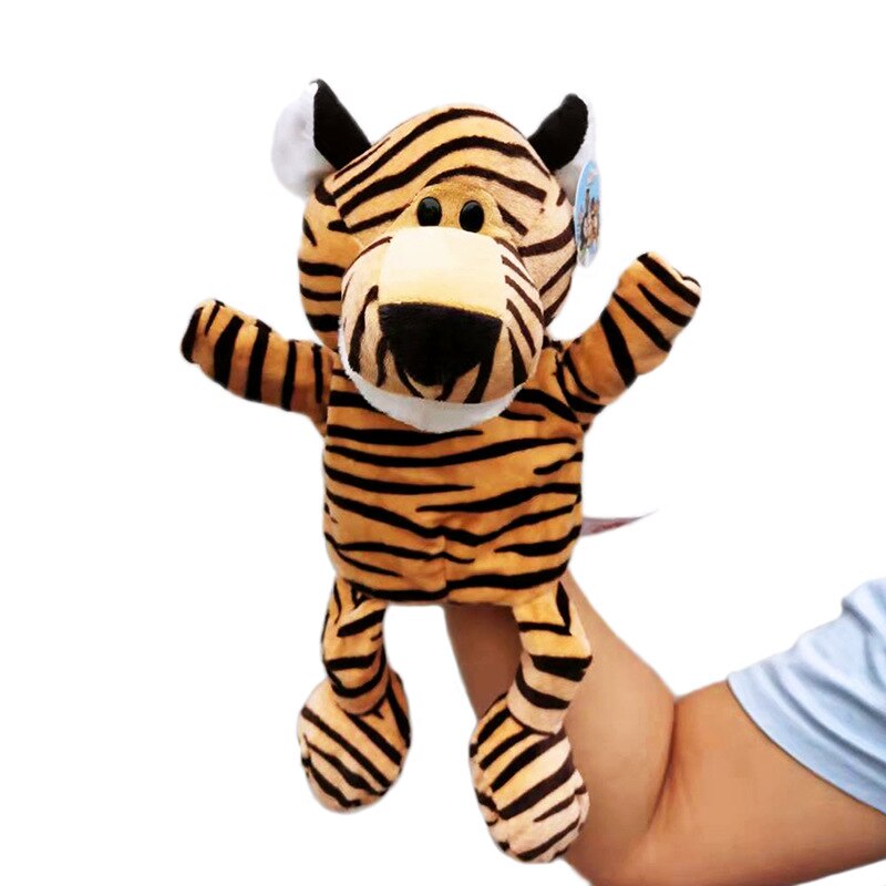 30cm Cute Whole Body Animal Hand Puppet Plush Toy Kindergarten Story Interactive Props Parent-Child Game Glove Dolls