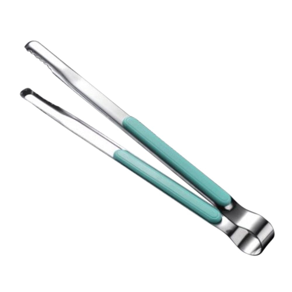 Stainless Steel BBQ Tongs Barbecue Grill Food Clip Ice Tong Meat Salad Toast Bread Clamp Kitchen Accessories Tools 25.5x1.8cm