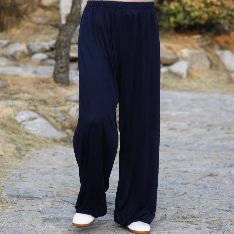 Martial Arts Tai Chi Yoga Pants Acrobatics Pants Kung Fu Cropped