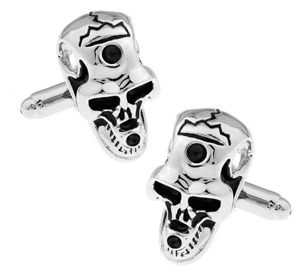 Skull Cufflinks 28 Vintage Skeleton Designs Men's Designer Cuff Links