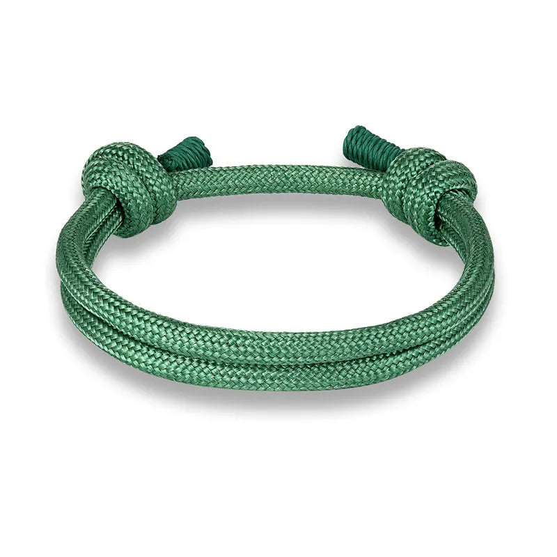MKENDN New Arrival High Quality Braided Rope Multi-Layer Survival Bracelets Men Trendy Simple Coloful Male Braid Anklets Women