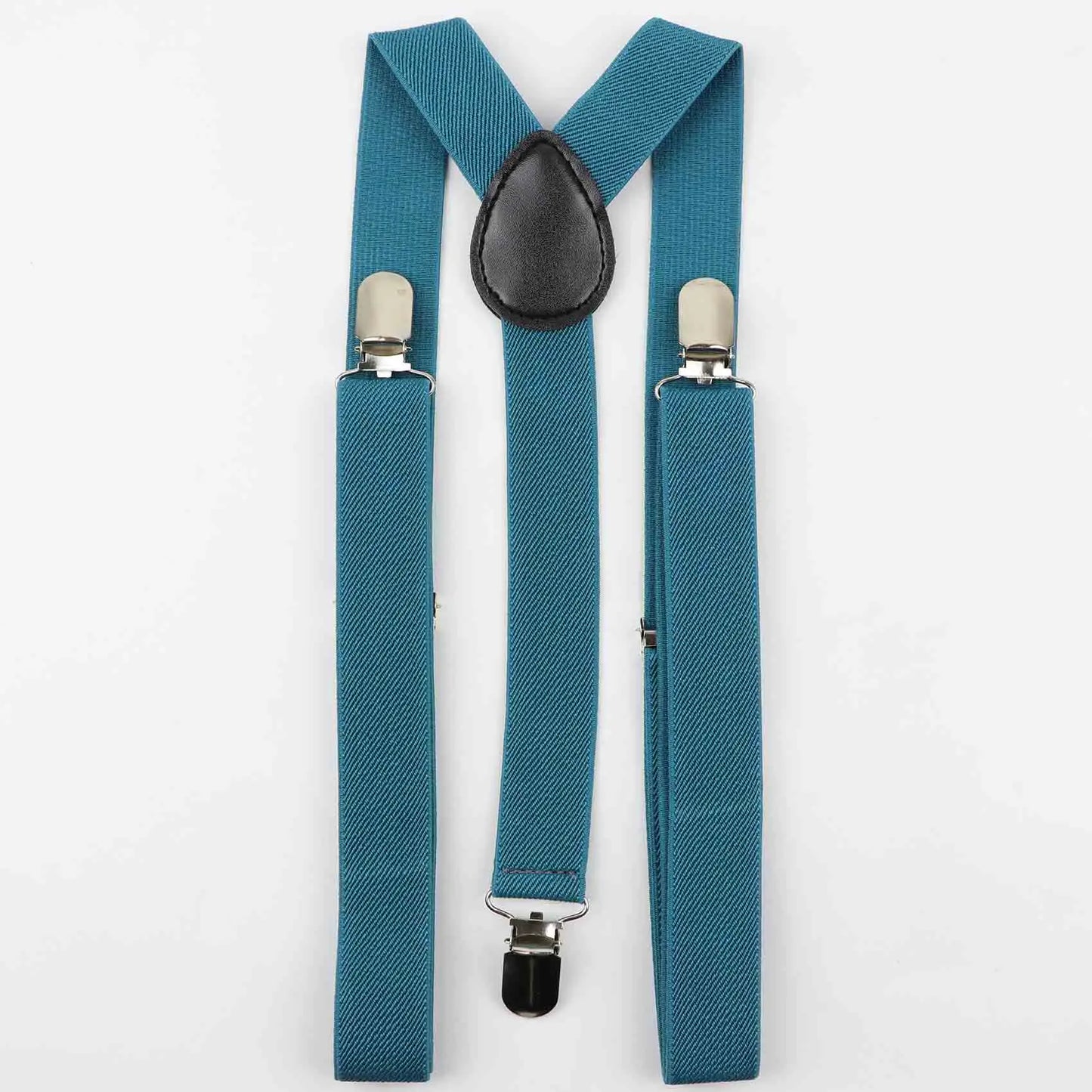 Solid Color Man's Belt Men Women Suspenders Polyester Y-Back Braces Adjustable Elastic