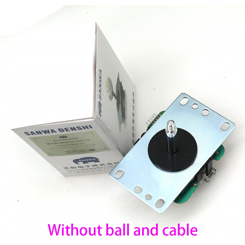 Original Japan Sanwa Joystick JLF TP 8YT Fighting Rocker With Topball 5pin Wire Jamma Arcade Vending Game PC Zero Delay Kit DIY