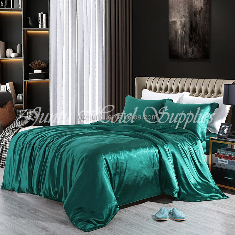 Juntu Customize Silk Bedding Set Mulberry Silk 4pcs Set