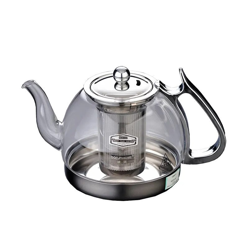 Induction Cooker чайник Special Glass Teapot Thickening Stainless Steel Tea Pot