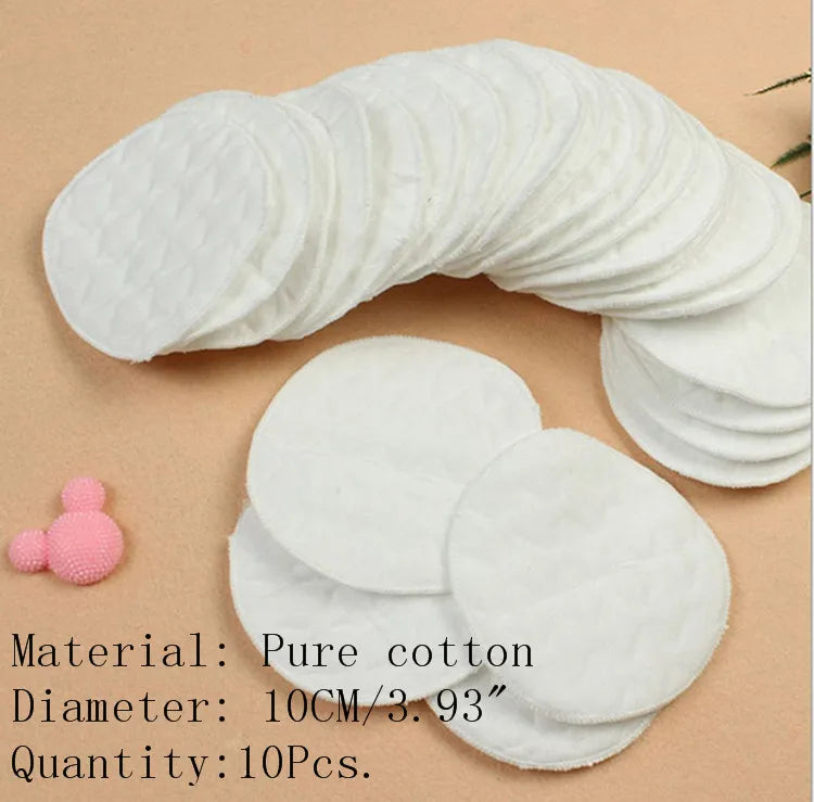 4/6/10/12pcs Washable Breathable Absorbency Breast Pads Anti-Overflow Maternity Nursing Pad Baby Feeding Breastfeeding Mom