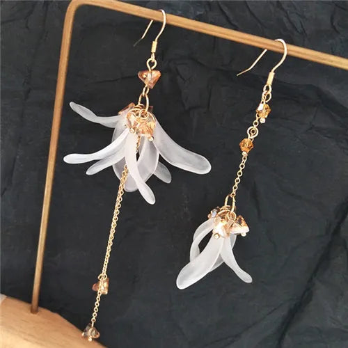 Trendy Earrings Flowers Stud Earrings for Women Vintage Creative Temperament Contracted Woman Stud Earrings Fine Jewelry