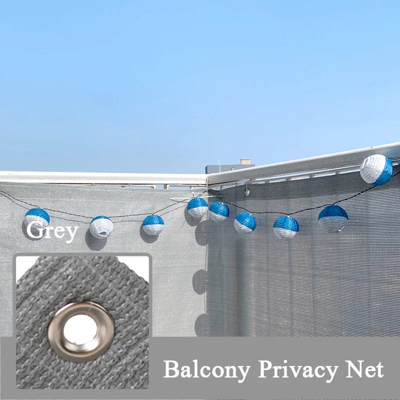 Wide 0.9m 3ft HDPE Anti-Uv Sun Shade Net Garden Plants Cover Shade Sails Enclosure Nets Balcony Terrace Fence Safety Privacy Net