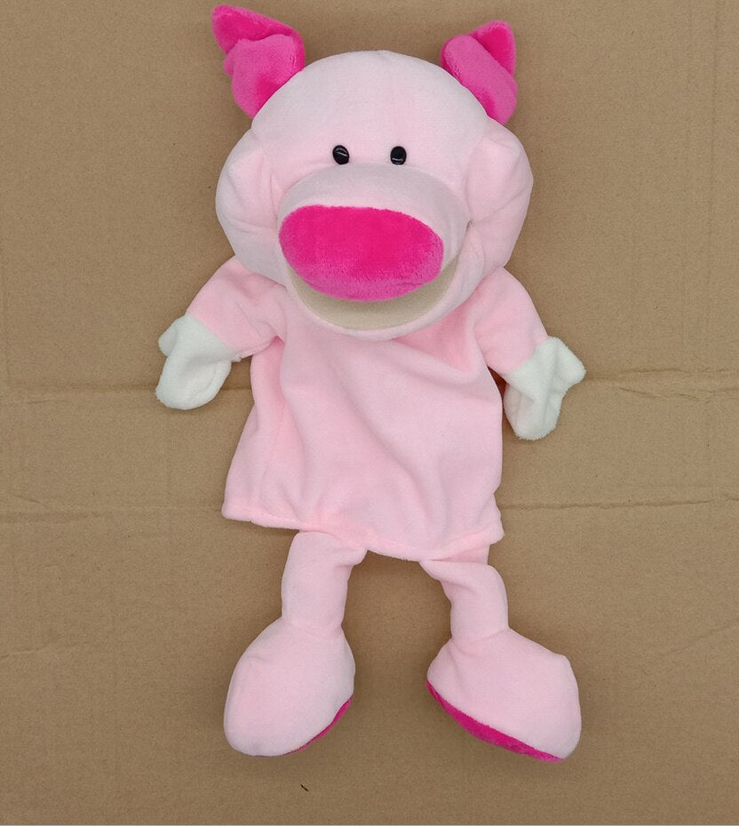 Animal Glove Puppets Adults Hand Living Puppet Dog Theater Doll Toys Plushies Story Talking Muppet Show Muppets Family Toy