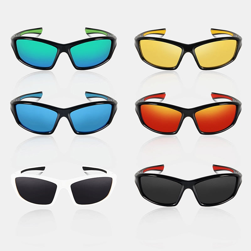 QUESHARK Women Men HD Polarized Ultralight Fishing Sunglasses Sports MTB Bicycle Eyewear Riding Road Bike Cycling Glasses