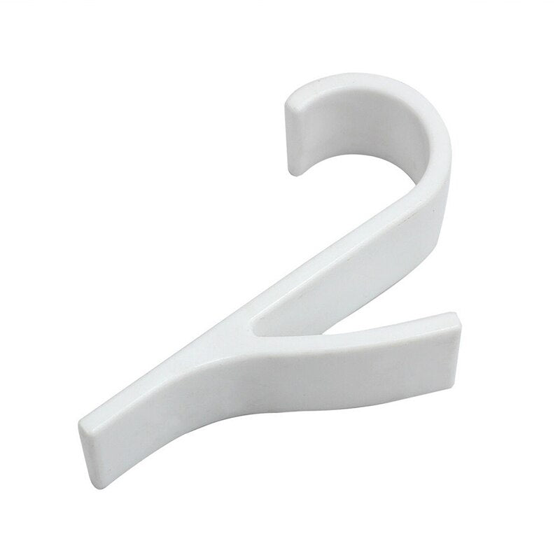 Kitchen Bathroom Hanger Clips Storage Racks White Clear Hanger Heated Towel Radi