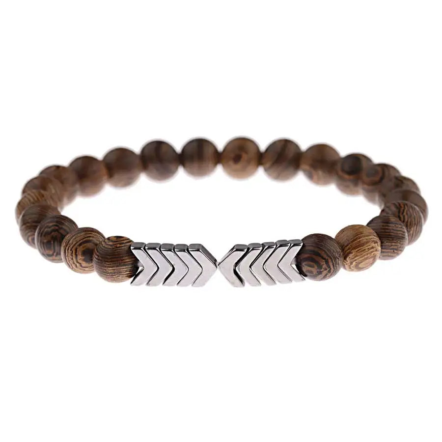 Men Bracelet Natural Moonstone Bead Tibetan Buddha Bracelet Chakra Lava Stone Diffuser Bracelets Men Jewelry