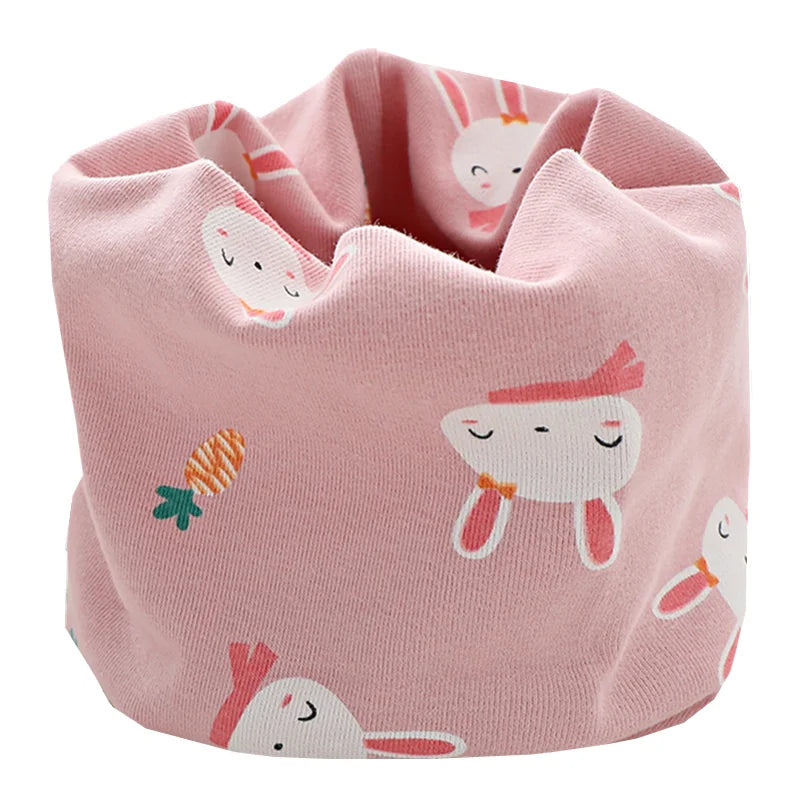New Autumn Winter Girls Cotton Scarf Kids Scarf Bibs LIC Boys Girls Scarves Lovely Kids Collar Children Bufandas O Ring Scarf