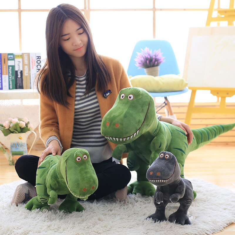 1pc 40-100cm New Dinosaur Plush Toys Cartoon Tyrannosaurus Cute Stuffed Toy Dolls for Kids Children Boys Birthday