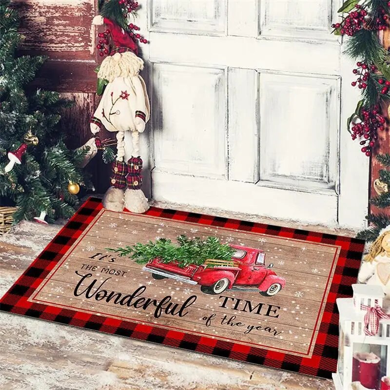 Waterproof Christmas Dining Tablecloth / Xmas Dining Chair Covers Christma