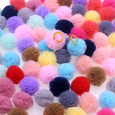 20PCS Pet Bows Dog Hair Bows for Puppy Yorkshirk Small Dogs Hair Accessories Grooming Bows Rubber Bands Dog Bows Pet Supplies