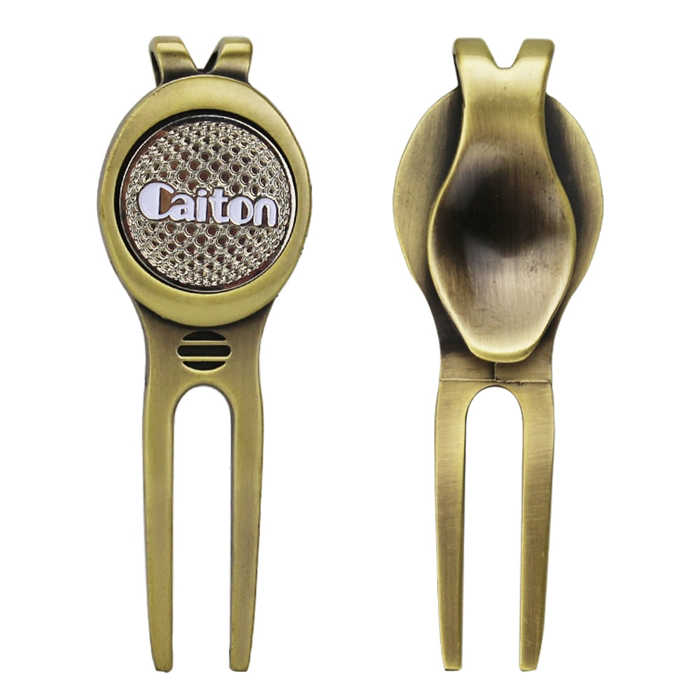 1 Pcs Golf Repair Tool Golf Divot Repair Tool Magnet With Golf Marker Key Chain Liner Clip Drop Shiping