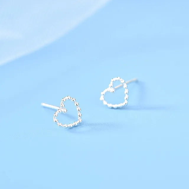 Newest 925 Sterling Silver Needle Women's Jewelry Cute Chic Stud Earrings for School Girls Kids Lady Birthday S925 Stamp