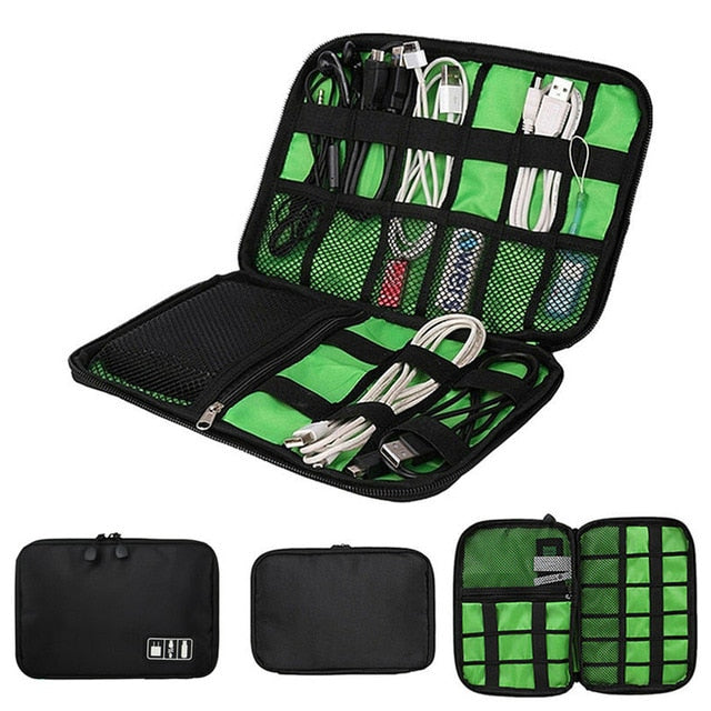 TUUTH Travel Digital Cable Storage Bag Mobile Power Organizer Bag Electronics Accessories Bag Case for Earphones