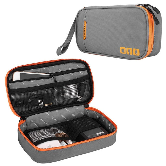 TUUTH Travel Digital Cable Storage Bag Mobile Power Organizer Bag Electronics Accessories Bag Case for Earphones