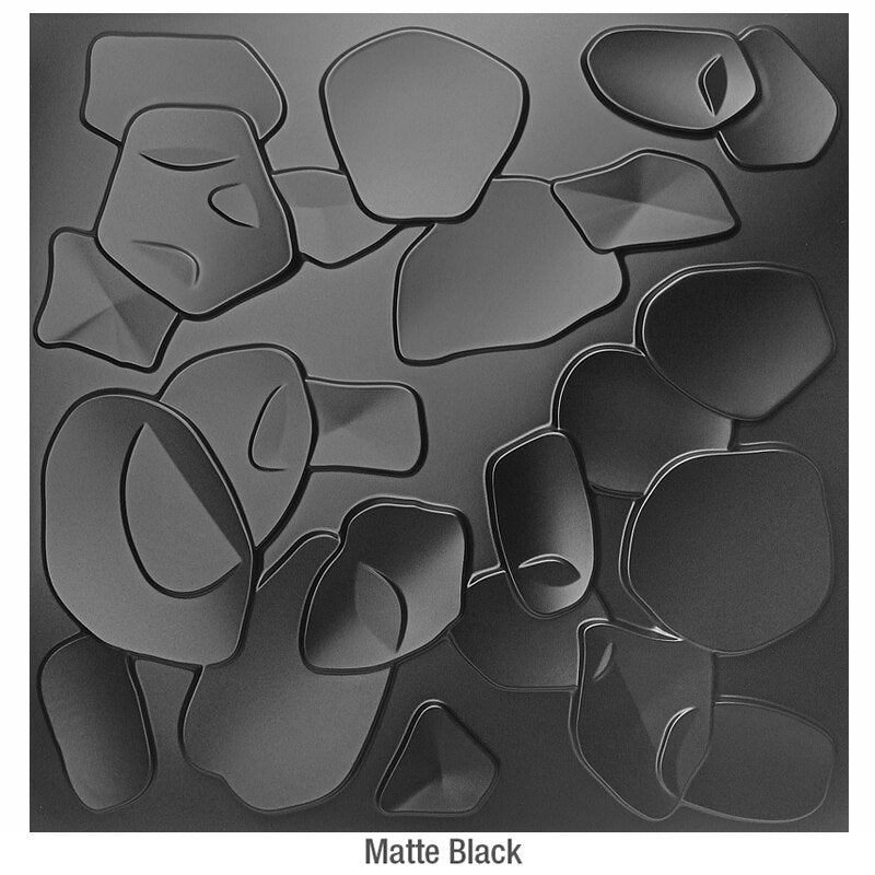 9.8ft/3m 12pcs 50x50cm 3D Wall Sticker Decor Blinds Line Living Room Wallpaper Mural Waterproof 3D Wall Panel Bathroom Kitchen