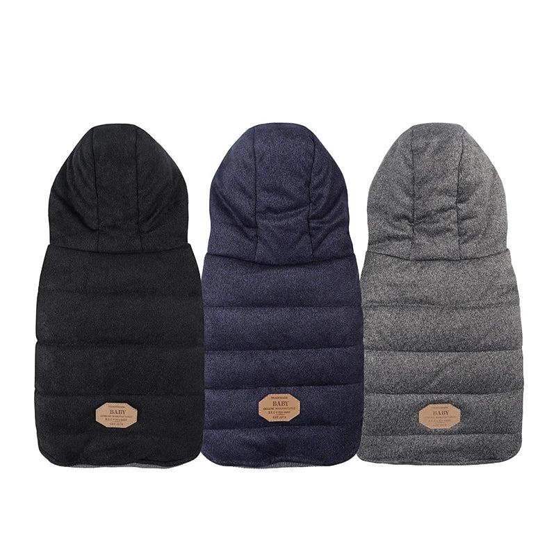 Winter Warm Pet Dog Clothes Hooded Thick Warm Clothes Cotton Cat Puppy Dogs Coat Jackets Chihuahua Yorkie Clothing S-Xxl
