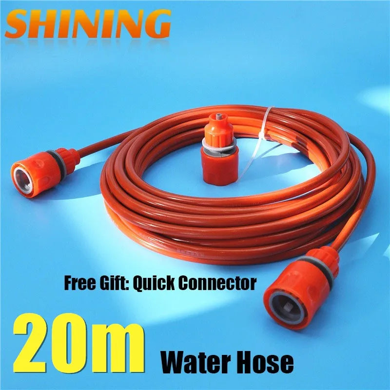 25 Feet 8m Orange PU Car Washing Garden Watering Hose Pipe With Quick Connector High Pressure Car Washer Pipeline Conduit 5*8mm