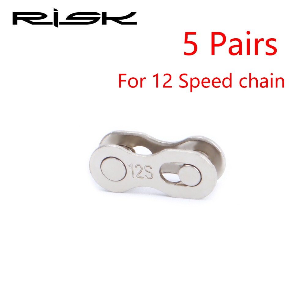 5 Pair Bike Chain Quick Link Mountain Bicycle Bike Chain Missing Quick Connector Connecting Master Link for 6 7 8 9 10 11 Speed