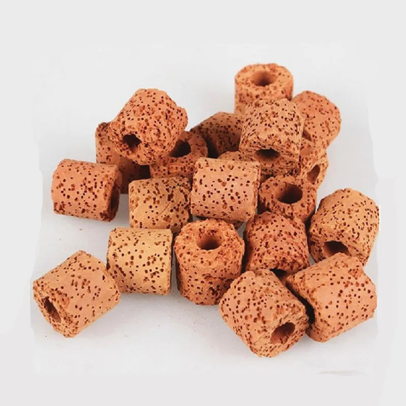 Aquarium Filter Media Activated Carbon Ceramic Rings Fish Tank Bio Balls Clean Water Filter Material Aquarium Accessories